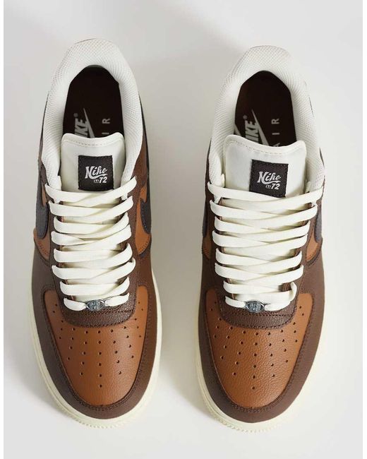 Nike Brown Air Force 1 Lv8 Trainers for men