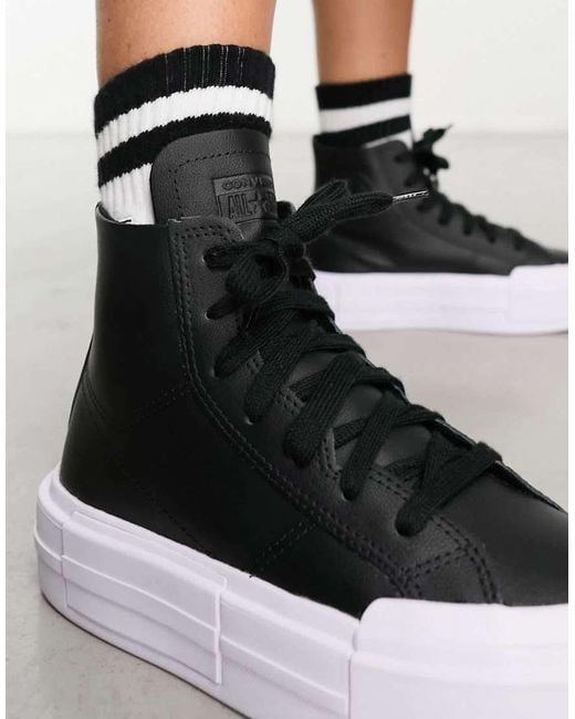 converse mid platform trainers