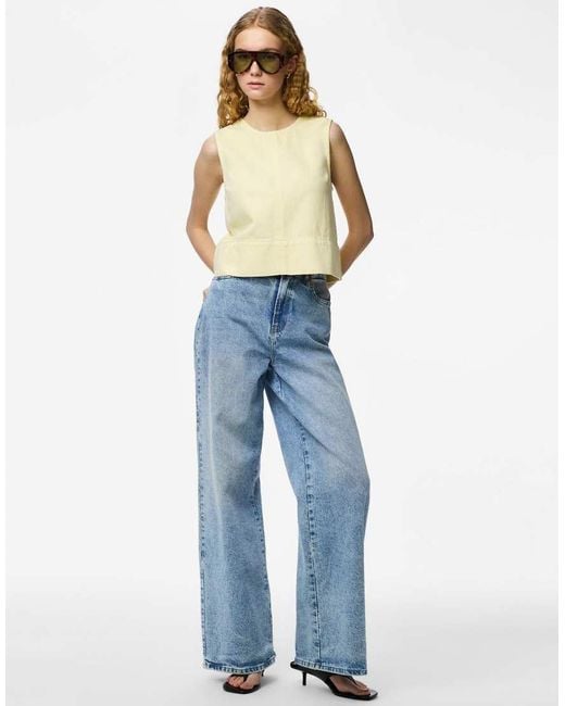 Pieces Multicolor Sleeveless Top
