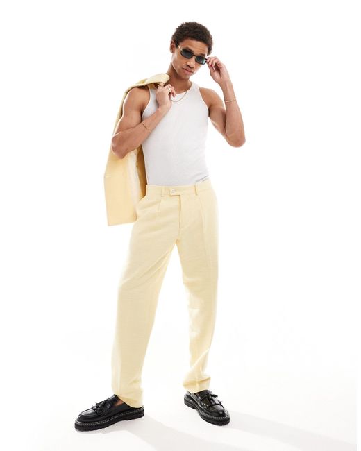 Viggo Natural Lisandro Suit Trousers for men