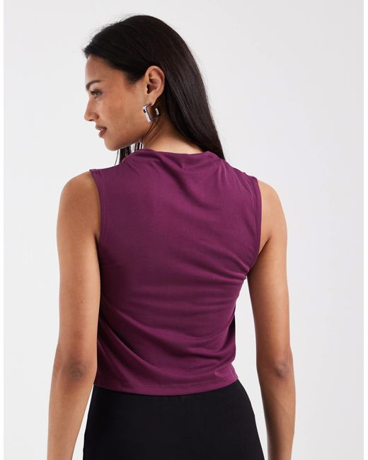 ONLY Red Cowl Neck Top
