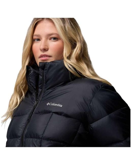 Columbia Blue Puffect Iii Cropped Jacket