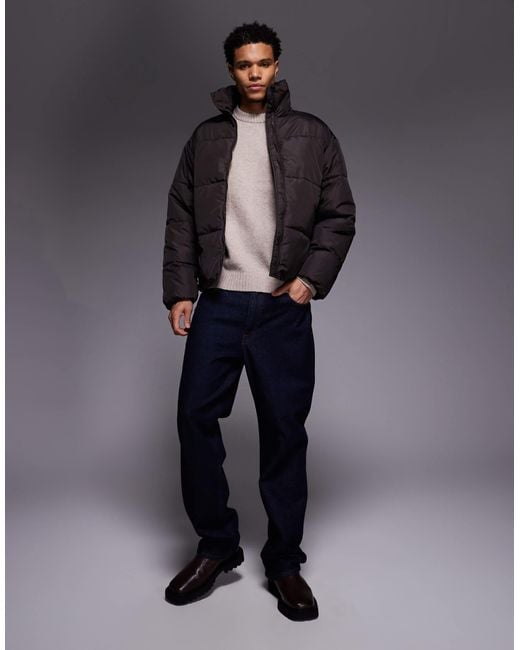 ADPT Gray Padded Puffer Jacket for men