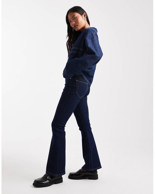 Miss Selfridge Blue Flare Jean