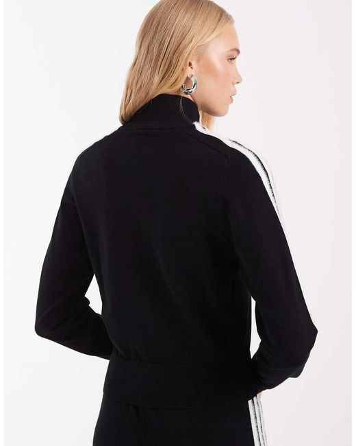 Adidas Originals Black Firebird Knitted Track Top