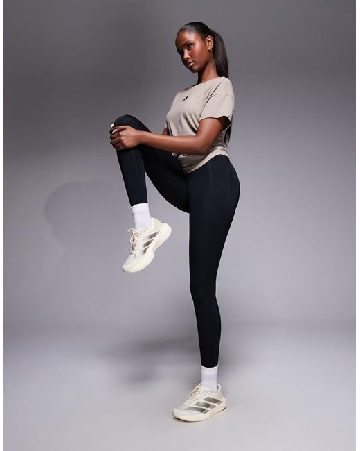 Adidas Originals Gray Adidas Training Optime Full Length leggings