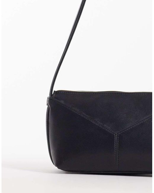 Mango White Structured Cross Body Bag
