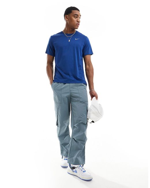 Camiseta azul real dri-fit miler Nike de hombre de color Blue