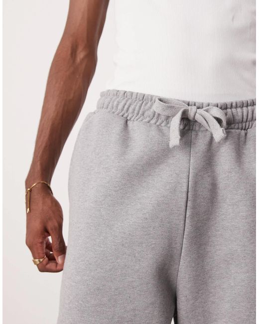 ASOS – premium – schwere oversize-shorts in Purple für Herren