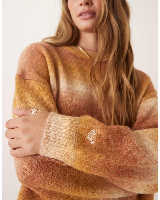 Love again - pull ras Roxy en coloris Blue