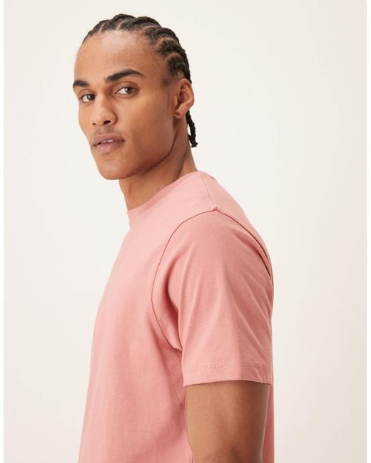 ASOS – basic-t-shirt in Red für Herren