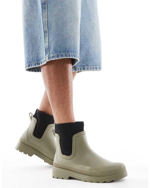 ASOS Blue Chelsea Gumboots for men