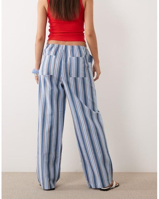 ASOS Blue Pull On Pants