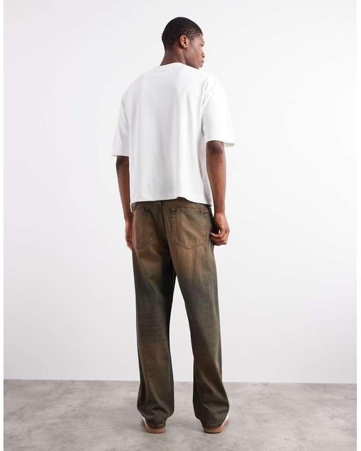 ASOS White baggy Fit Jeans for men