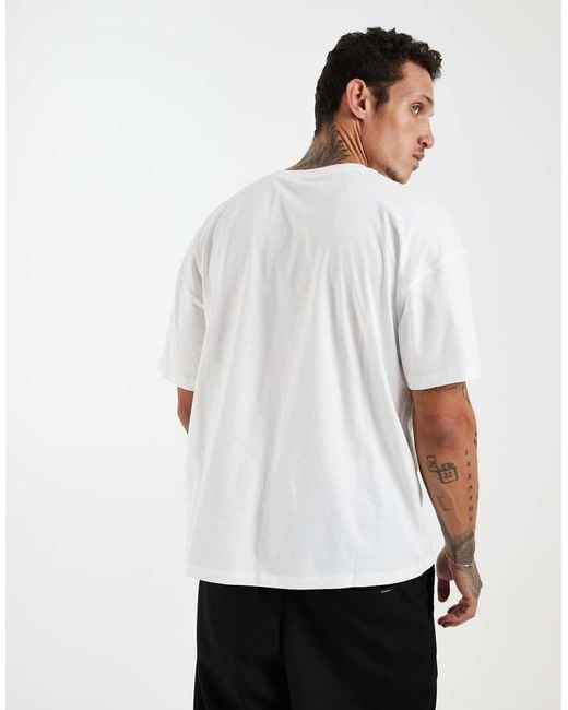 New Balance White Trackside T-Shirt for men