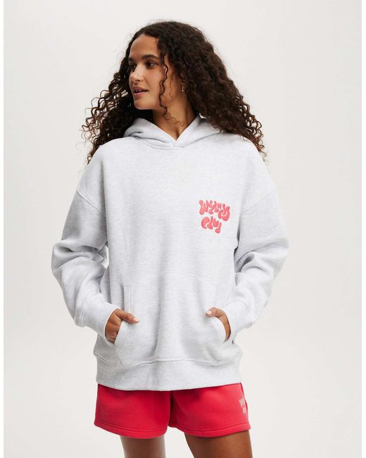 Cotton on - sweat à capuche duveteux Cotton On en coloris Gray