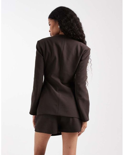 Only Petite Black Tailored Skort Co-ord