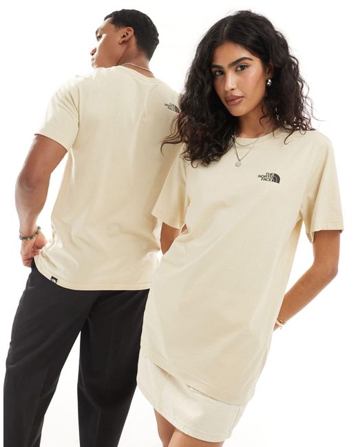 Simple dome - t-shirt à logo - beige The North Face en coloris Natural