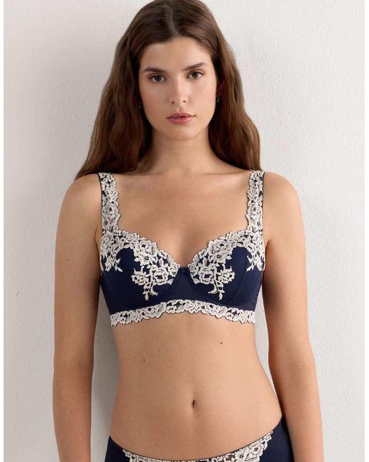 Intimissimi Blue Pretty Flowers Sofia Balconette Bra