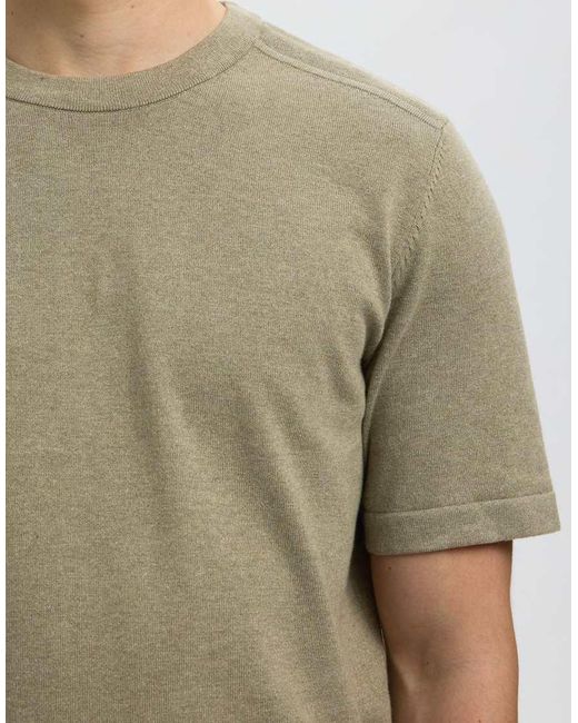 SELECTED Green Knitted Top for men