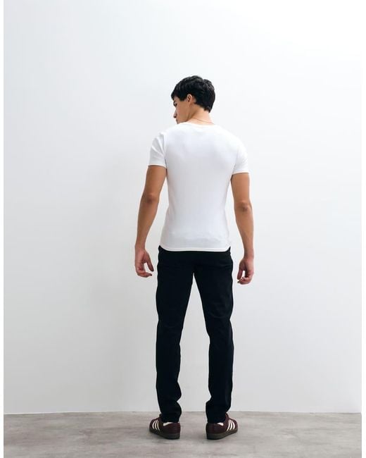 ASOS Black Skinny Chinos for men