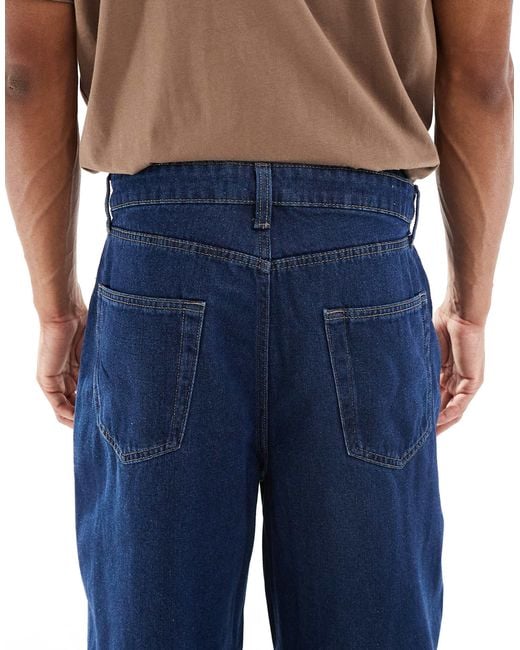 Only & Sons – five – weit geschnittenen jeans in Blue für Herren