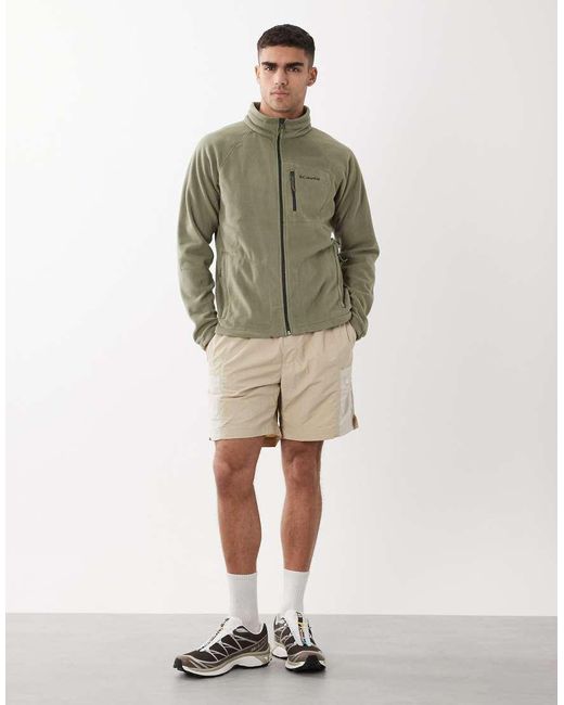 Columbia Green Fast Trek Ii Full Zip Fleece for men