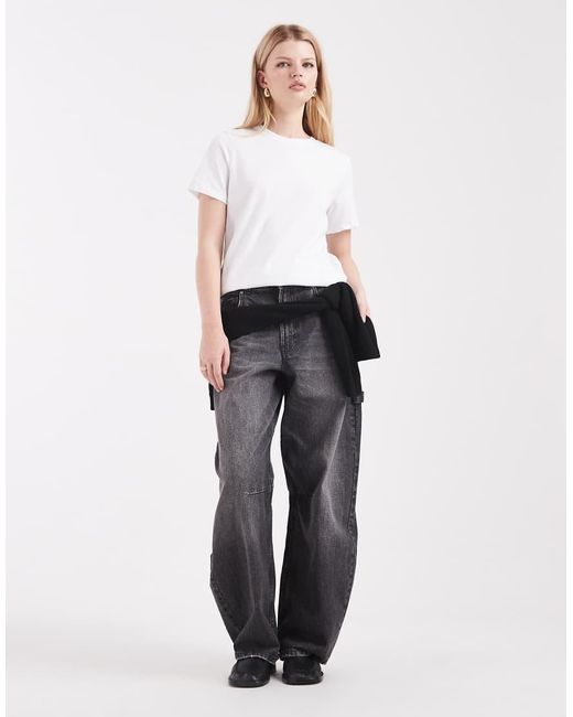 Pieces White Boxy T-Shirt