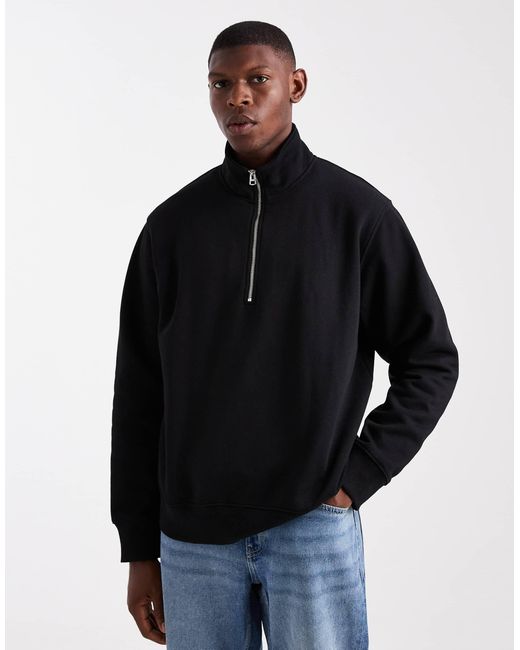 Jack & Jones – oversize-sweatshirt in Black für Herren