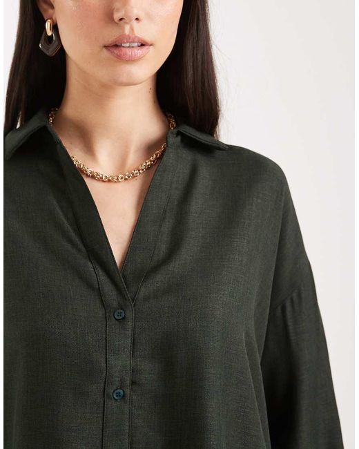 ONLY Black Long Sleeve Shirt Co-Ord