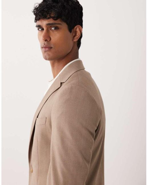 ASOS Brown Skinny Suit Jacket for men