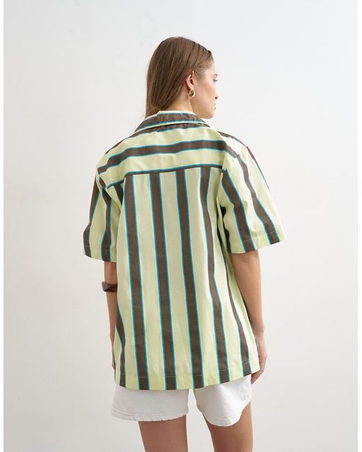 TOPSHOP White Linen Resort Shirt