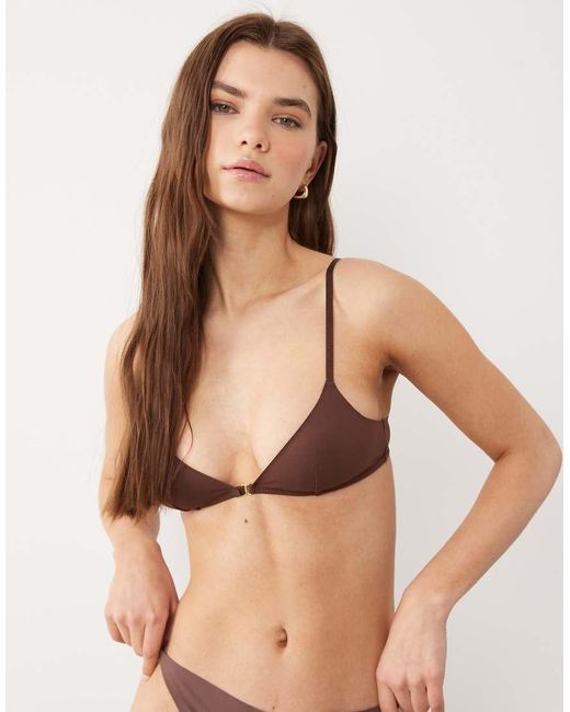 ASOS Brown Carla Smoothing Triangle Bra