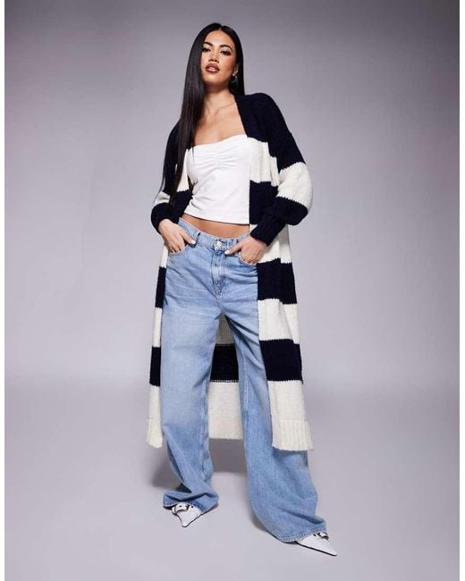 River Island Blue Maxi Cardigan