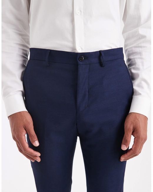 Jack & Jones Blue Super Slim Trousers for men