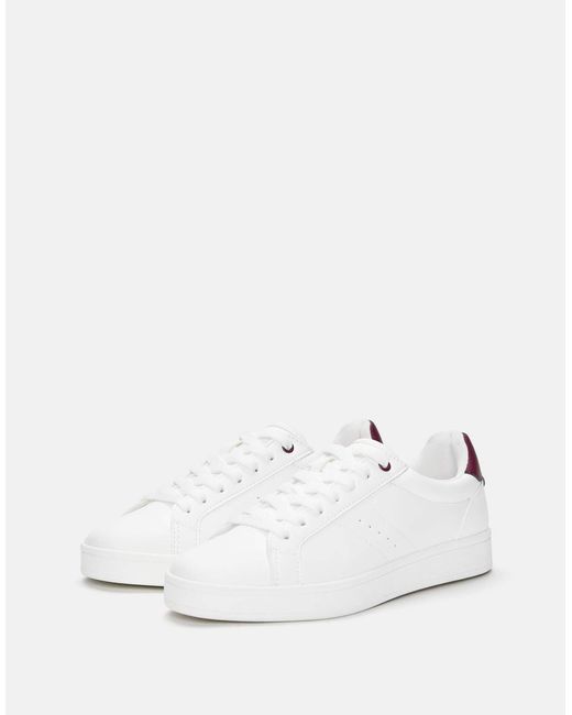 Pull&Bear White – e sneaker