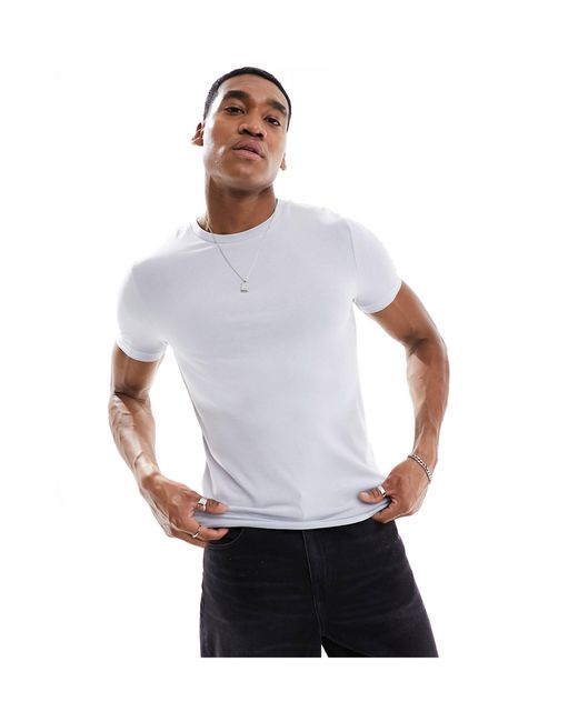 ASOS White Muscle T-shirt for men