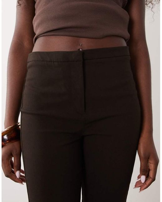 Mango Brown Tailored Slim Trouser