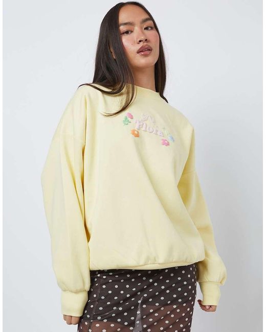 Skinnydip London Natural Flora Sweatshirt