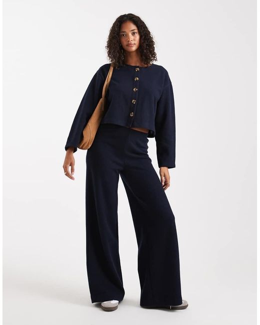 Miss Selfridge Blue Super Soft Cardigan