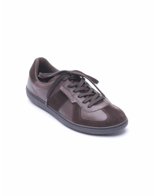 Base London Brown Tommo Lace Up Trainer for men