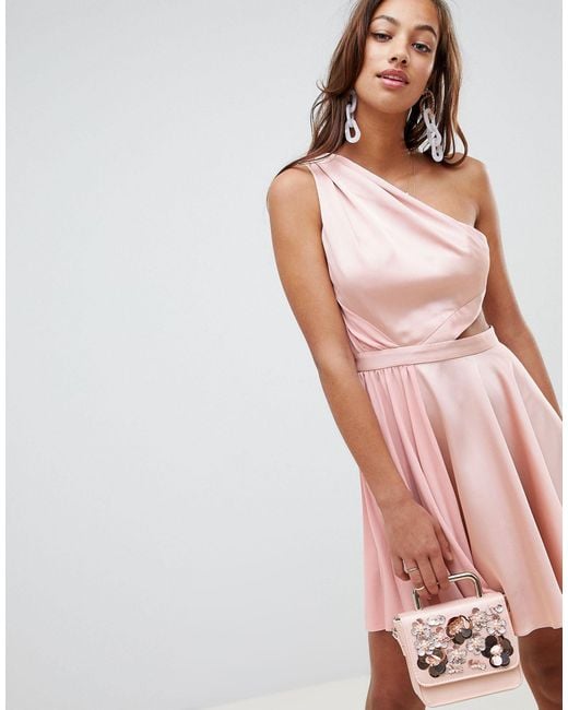 asos pink mini dress