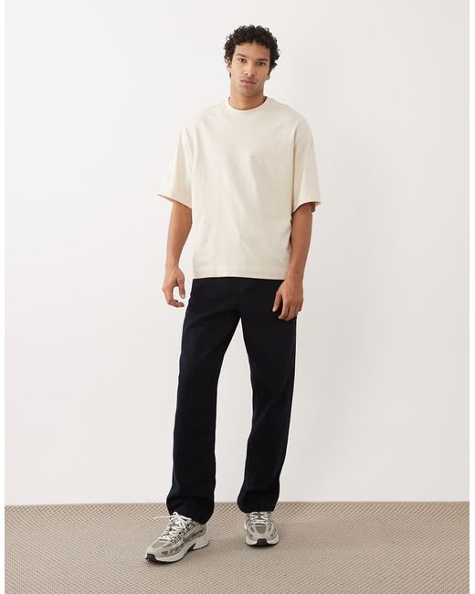 SELECTED Natural Heavyweight 220gsm Oversized T-shirt for men