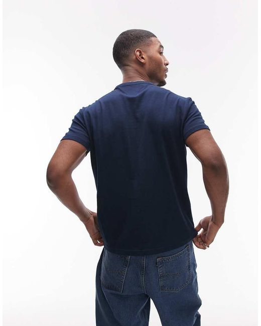 Tommy Hilfiger Blue Regular Badge Logo T-shirt for men