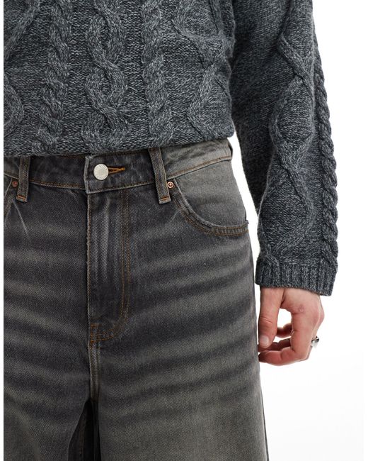 ASOS Gray Loose Fit Jeans for men