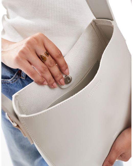 PASQ White – knautsch-tragetasche