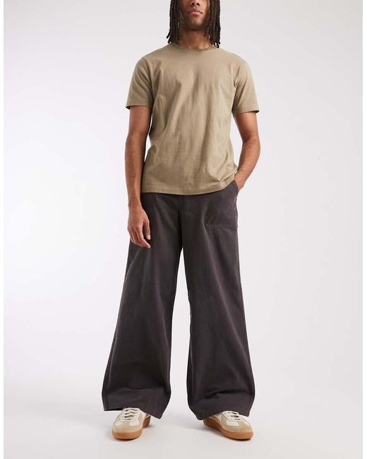 ASOS Gray Loose Trousers for men
