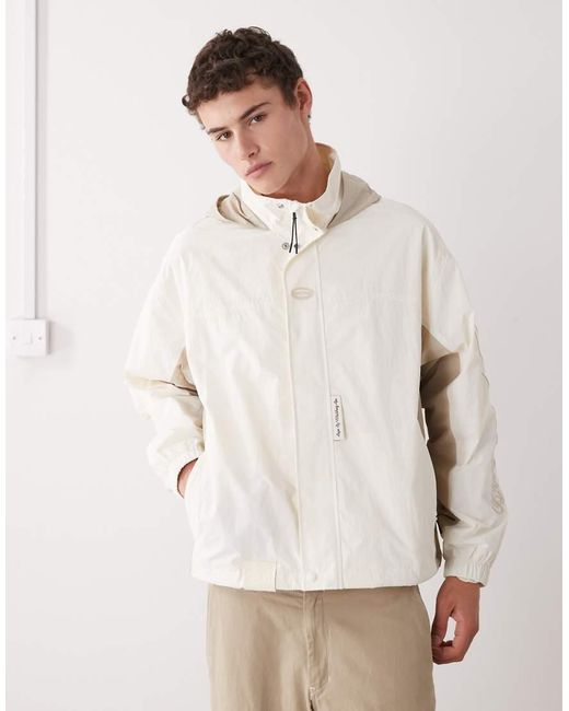 Aape By A Bathing Ape Natural Aape By A Bathing Ape Boxy Windbreaker Jacket for men