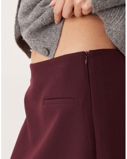 ASOS Brown Mini Skirt With Pockets