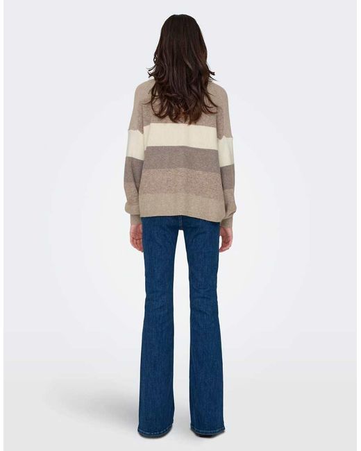 ONLY Blue Knitted Pullover